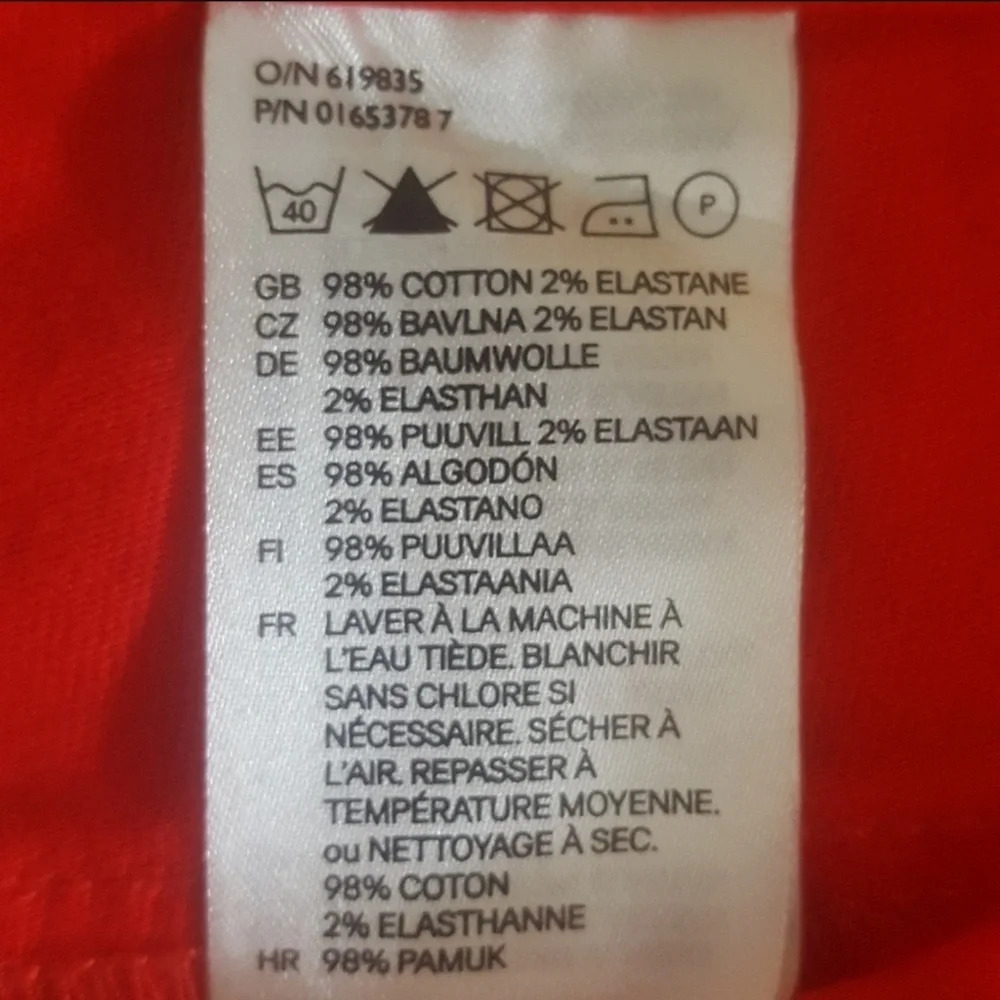 H&M Red Jean Shorts - Picture 6 of 8